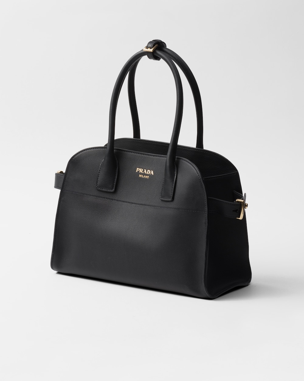 Prada Medium Leather Tote Bag - Image 6